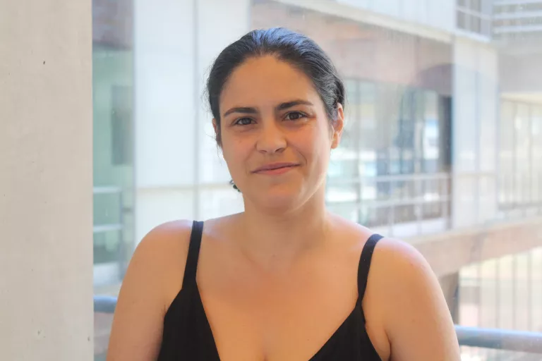 Center alumni Emanuela Pasciuto, smiling into the camera
