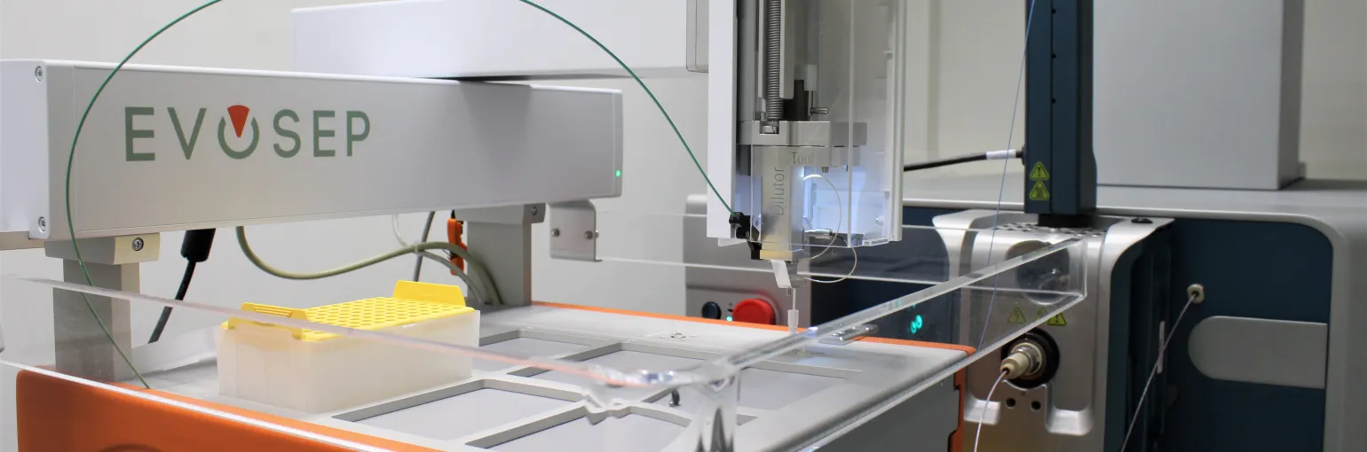EVOSEP ONE Liquid Chromatography device at the VIB Mass Spectrometry Core