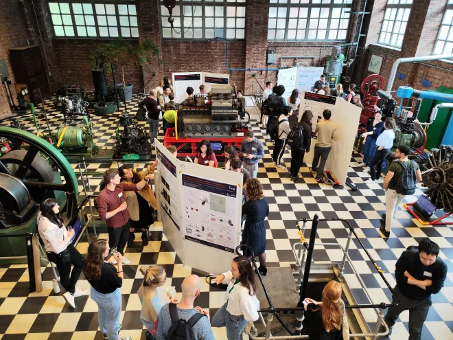 Poster sessions at the PhD Symposium