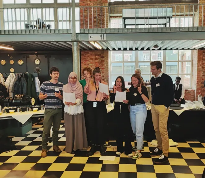 Winning group of the song contest
