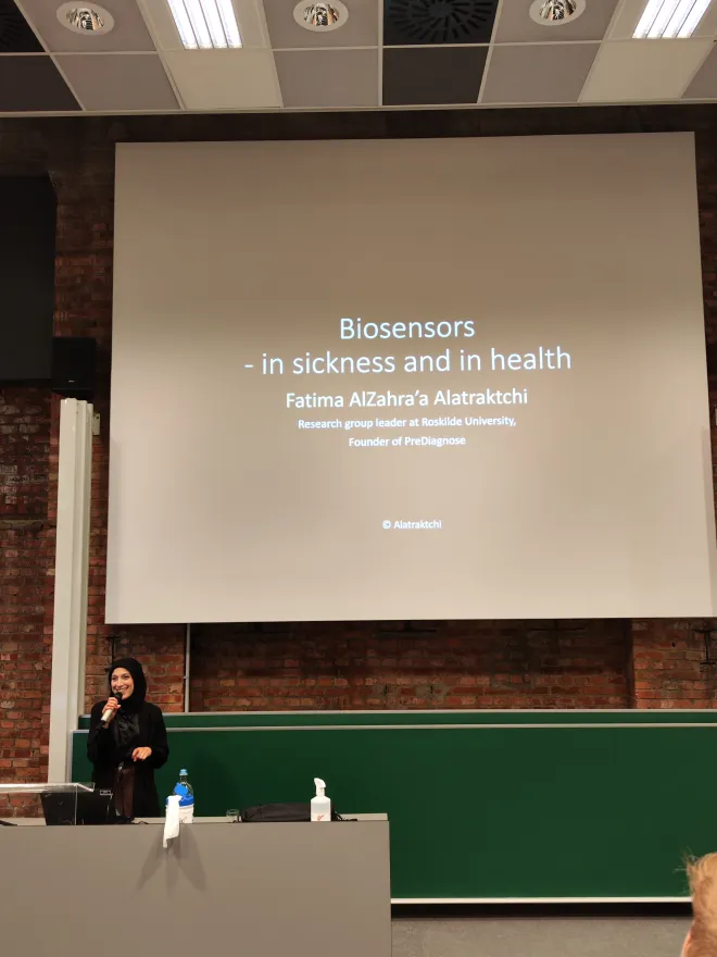 Keynote speaker Fatima AlZahra’a Alatraktchi 